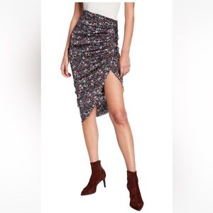 Veronica Beard Ari floral print skirt